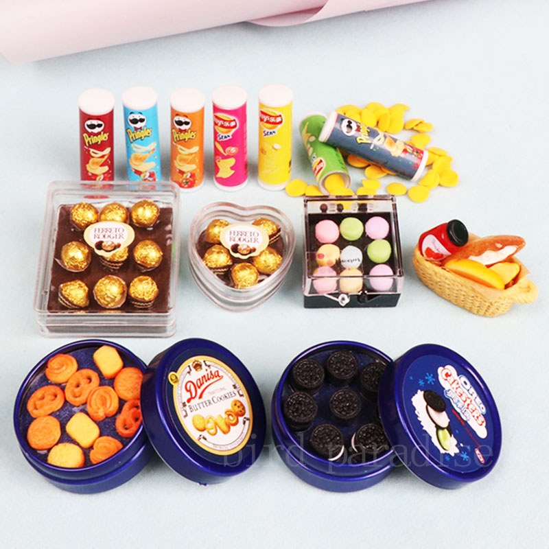 Food Grocery Snacks - 1/6 Miniatrue Dolls Food Mini Chocolate