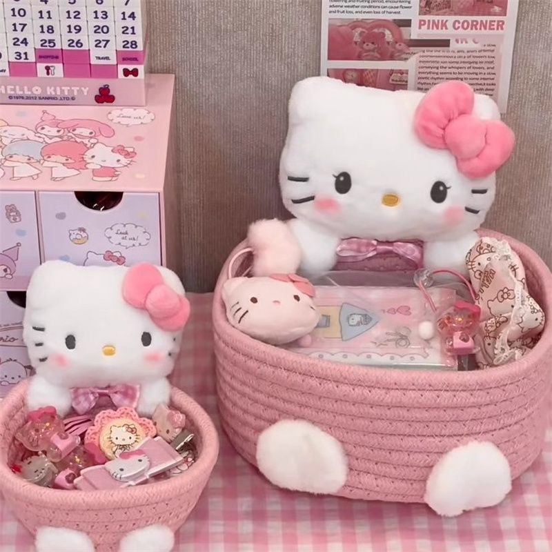 Food Grocery Snacks - Cute Cat Shaped Storage Basket Kawaii