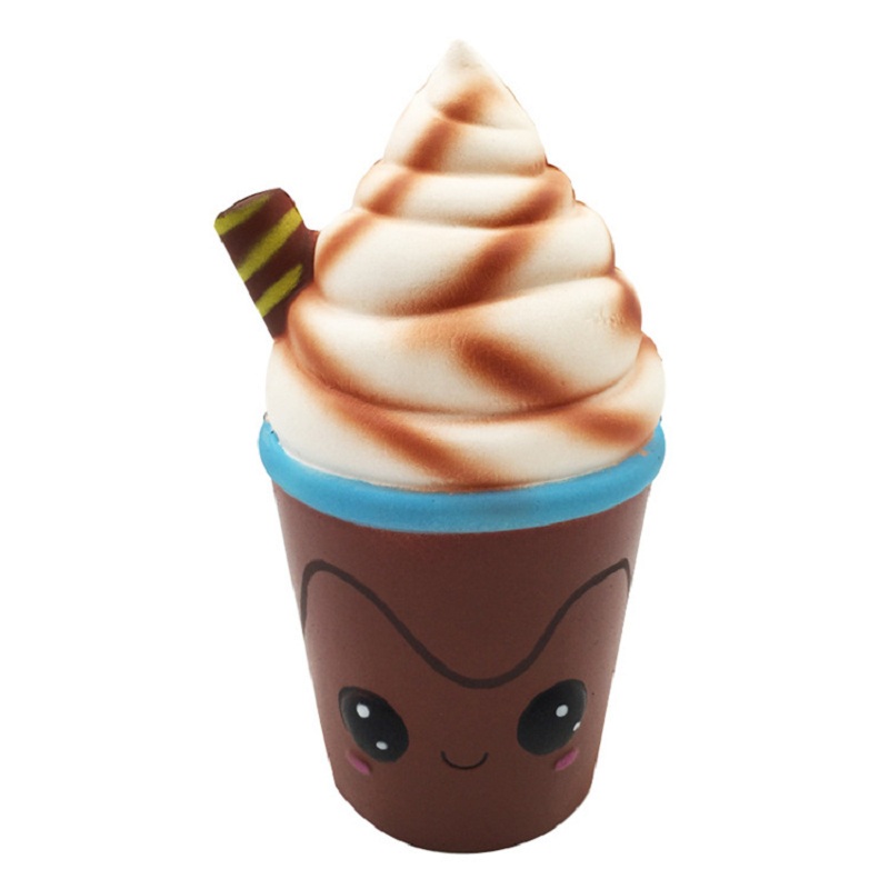 Food Grocery Snacks - Jumbo Chocolate Ice Cream Squishy Cream