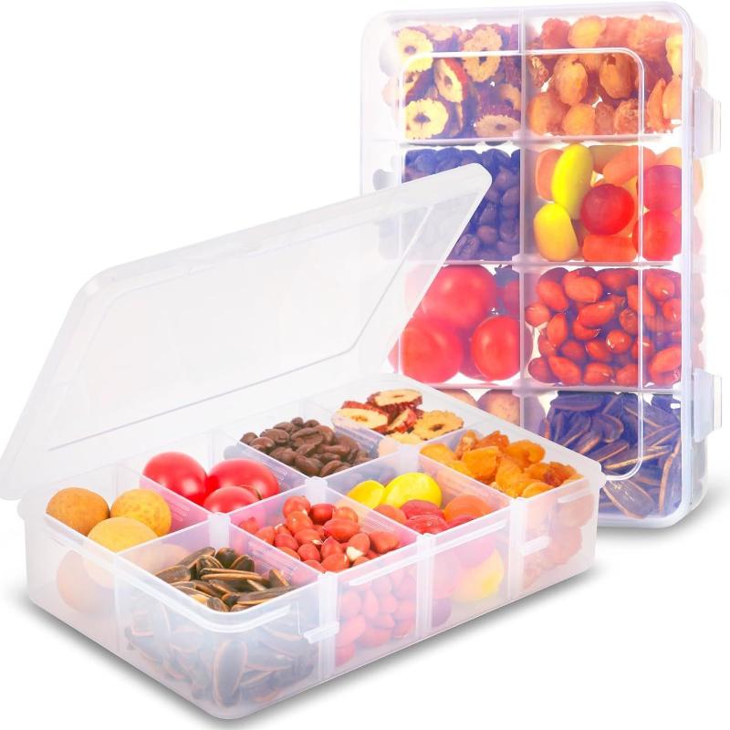 8 Grid Snackle Box Container C - Food Snacks With Iron recension och pris