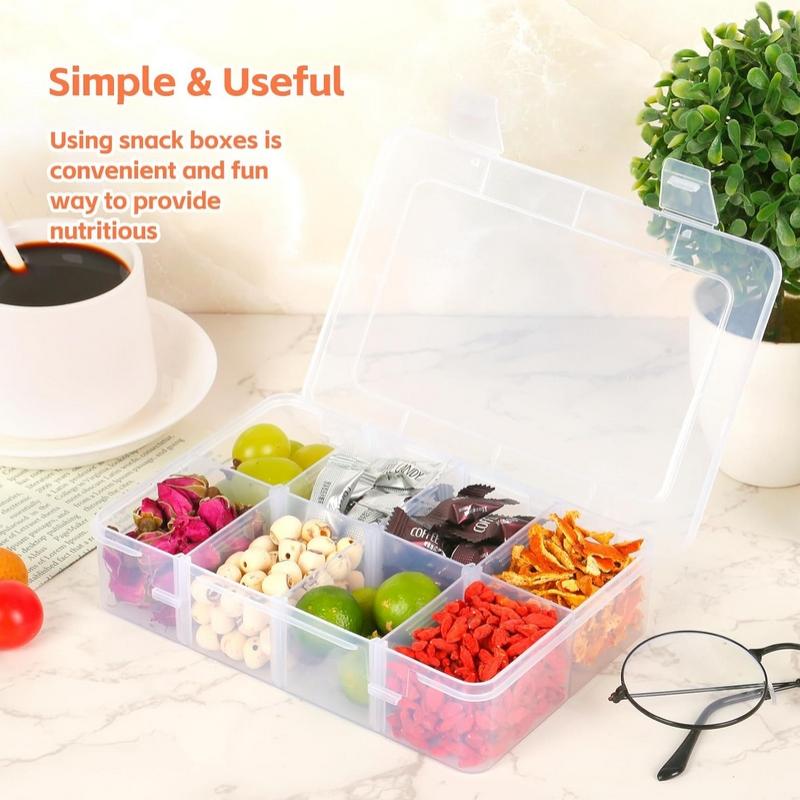 8 Grid Snackle Box Container C - Food Snacks With Iron recension och pris