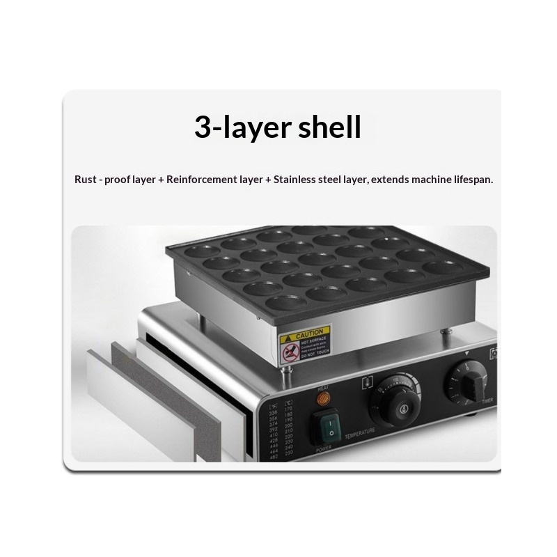 Non-Stick Surface Electric Pan - Food Snacks Making Machine recension och pris