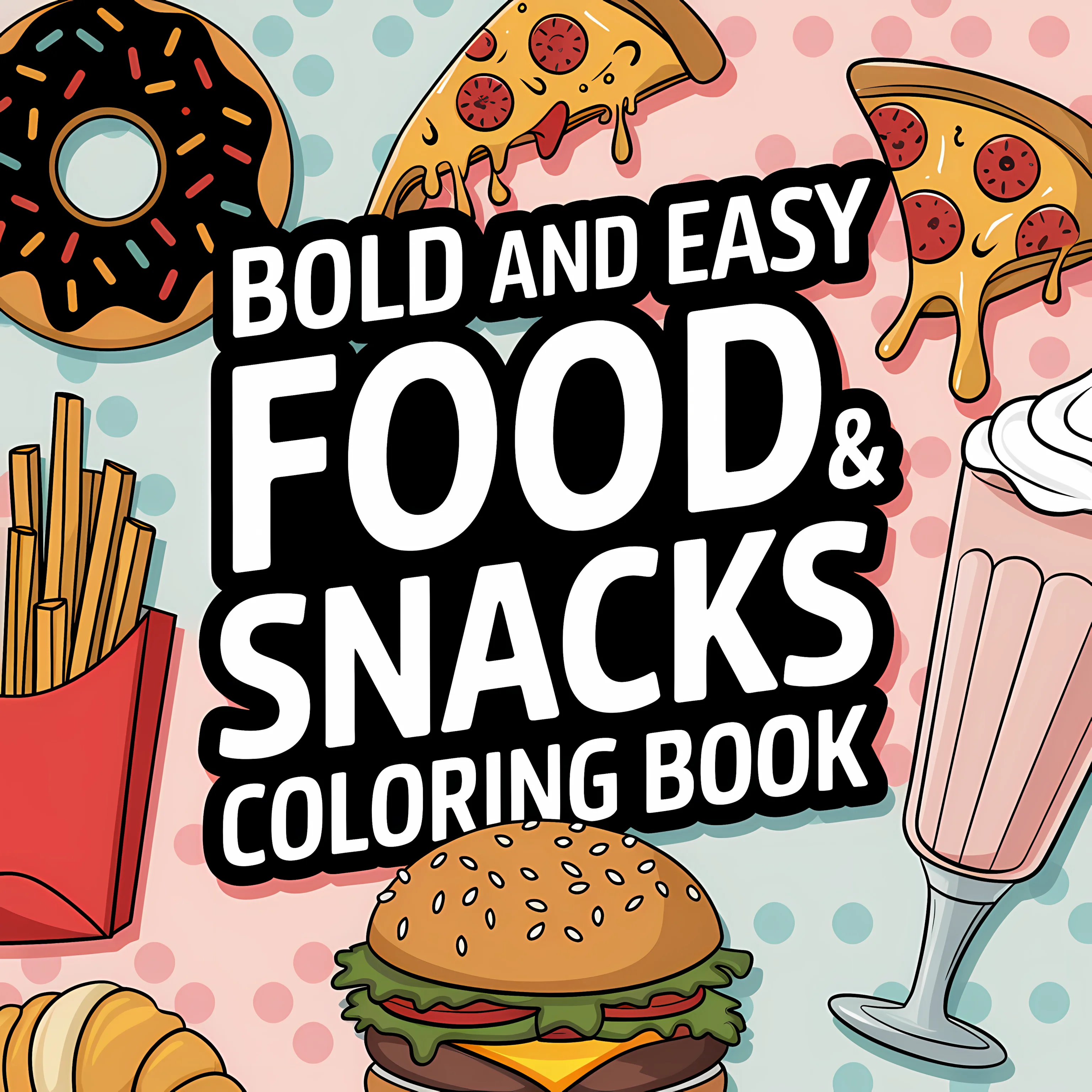 Easy Food and Snacks Coloring  - Food Snacks Drawing recension och pris