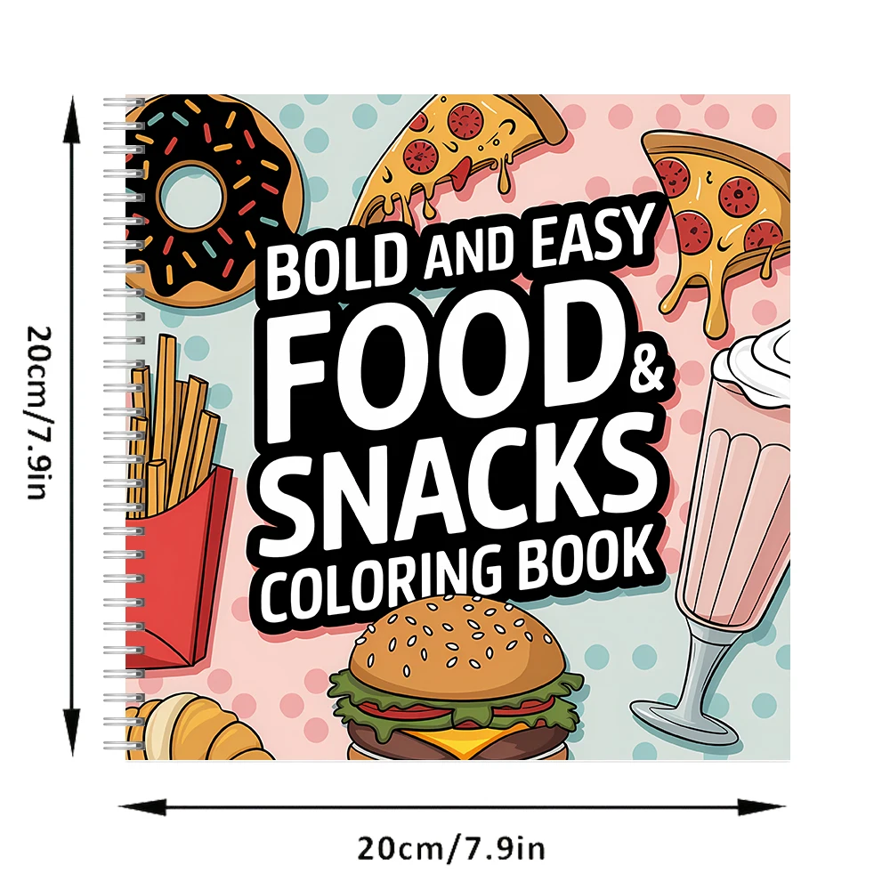 Easy Food and Snacks Coloring  - Food Snacks Drawing recension och pris