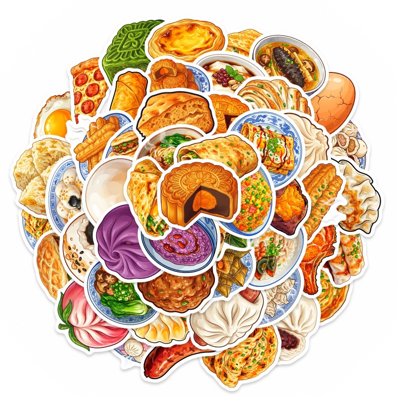50pcs Chinese Food Diary, Non- - Food Or Snacks recension och pris