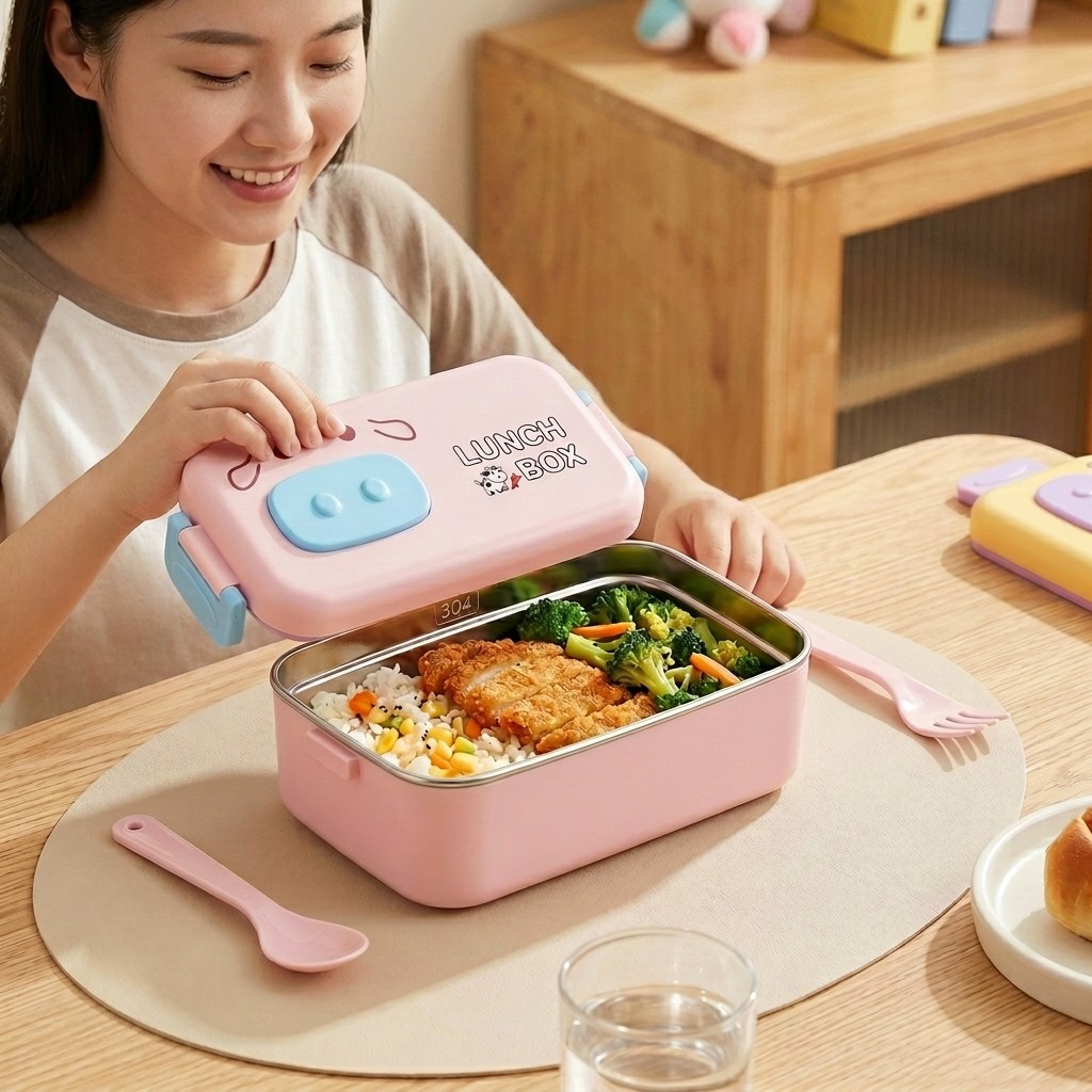304 Stainless Steel Bento Box  - Food Or Snacks recension och pris