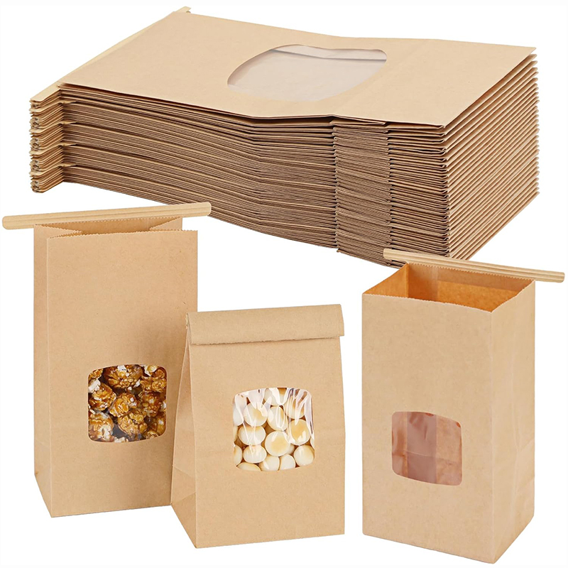 10Pcs Bakery Bags, Window Seal - Food Or Snacks recension och pris