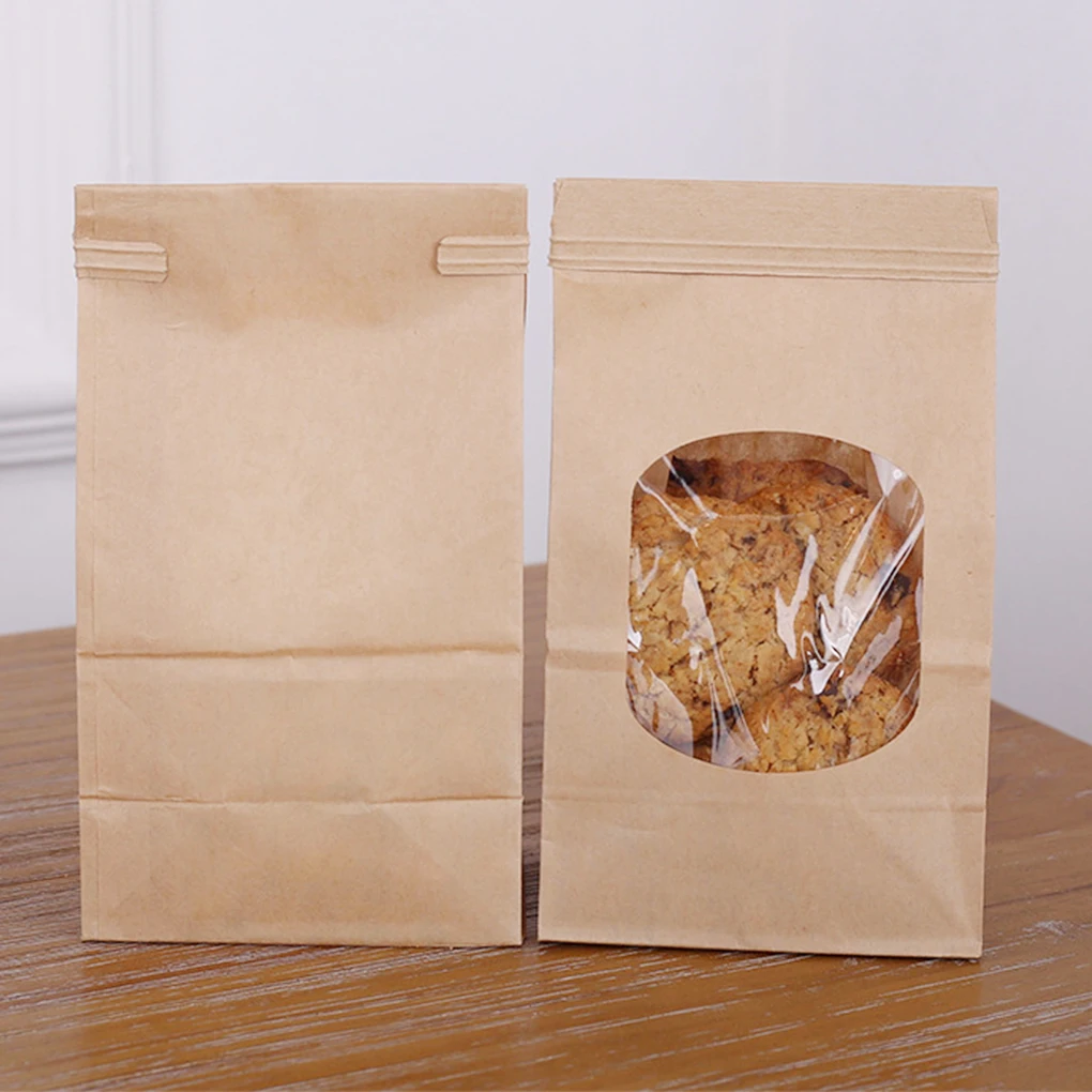 10Pcs Bakery Bags, Window Seal - Food Or Snacks recension och pris