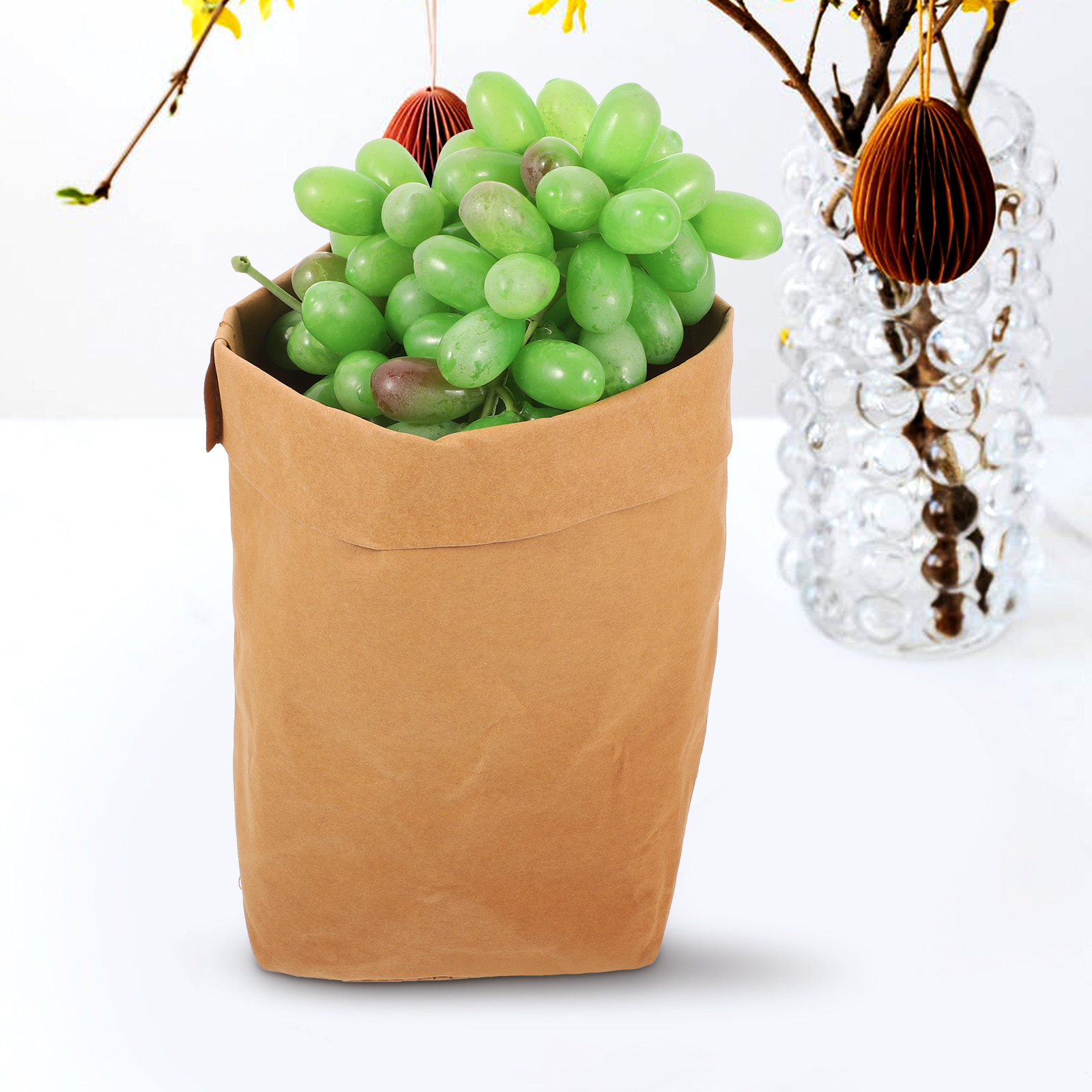 Kraft Paper Bags for Food Stor - Food Grocery Snacks recension och pris