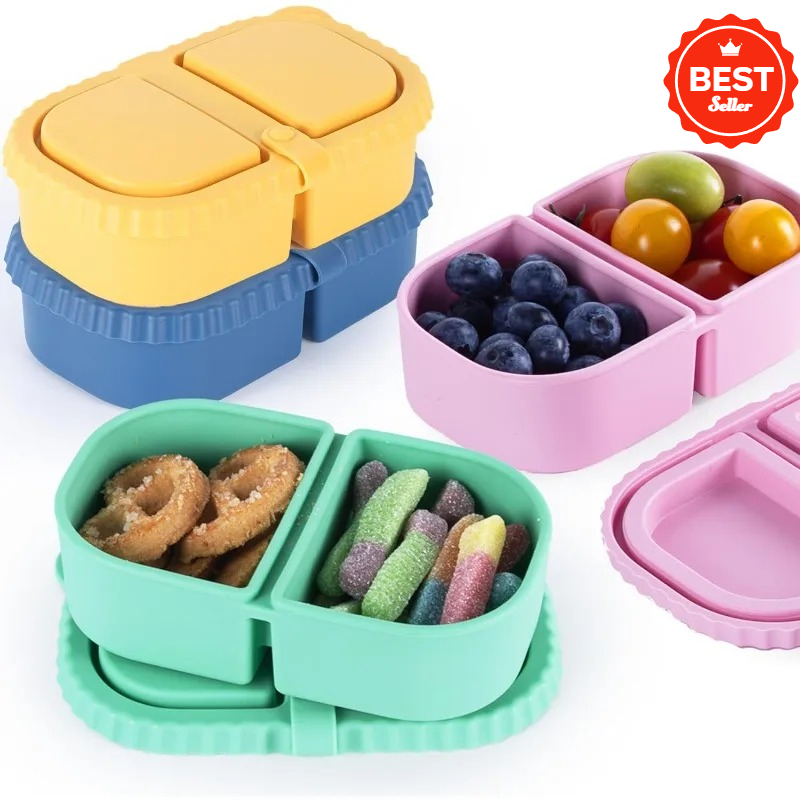 Reusable Silicone Snack Contai - Food Snacks For Picnic recension och pris