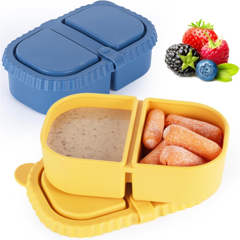 Reusable Silicone Snack Contai - Food Snacks For Picnic recension och pris