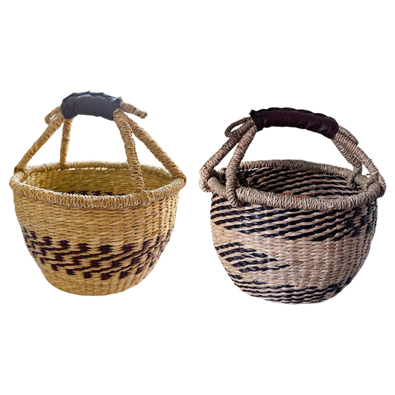 Handwoven Picnic Basket Multif - Food Snacks For Picnic recension och pris