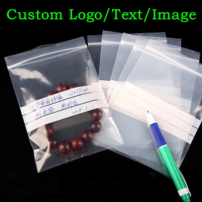 200PCS PE Clear Plastic Writin - Food Day Snacks recension och pris