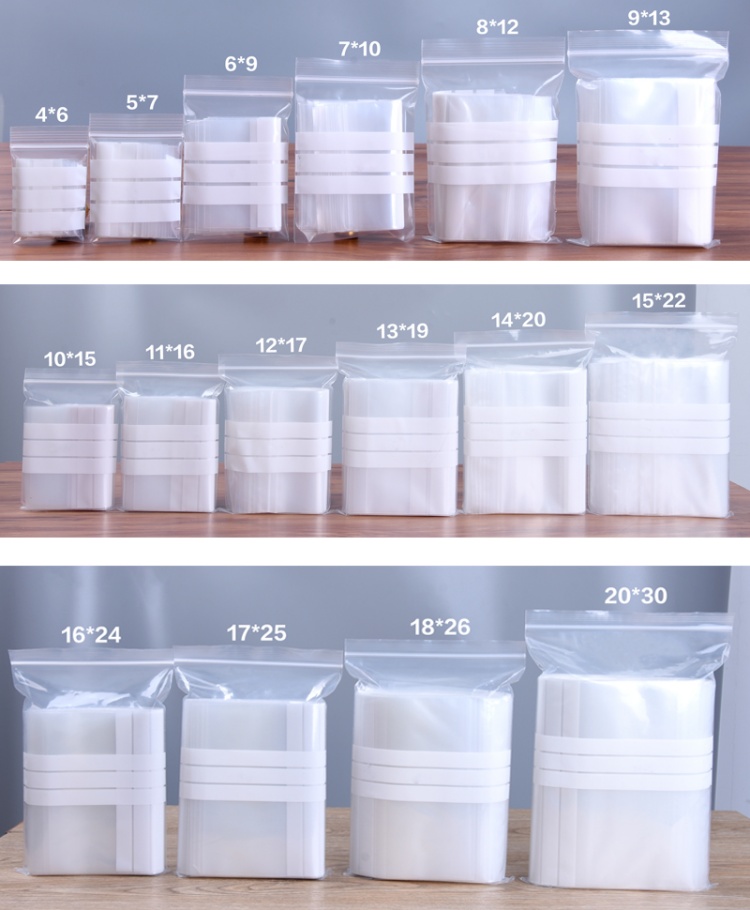 200PCS PE Clear Plastic Writin - Food Day Snacks recension och pris