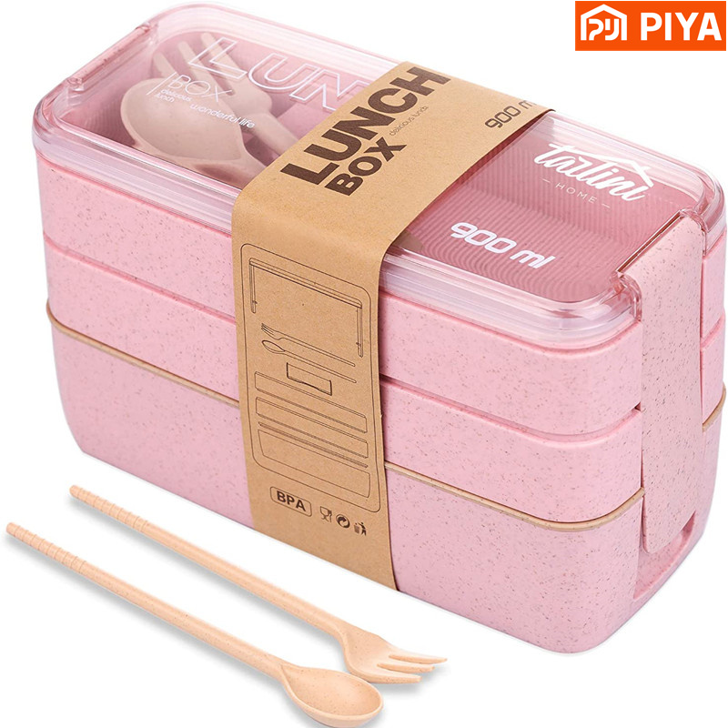 3-In-1 Compartment Wheat Straw - Food Or Snacks recension och pris