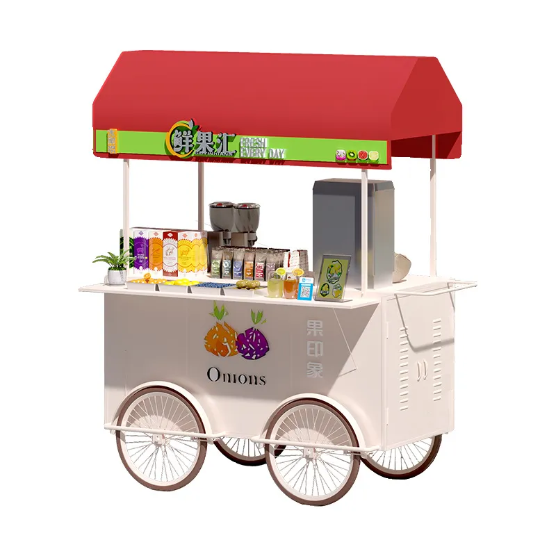 Portable Wrought Iron Food Car - Food Snacks With Iron recension och pris