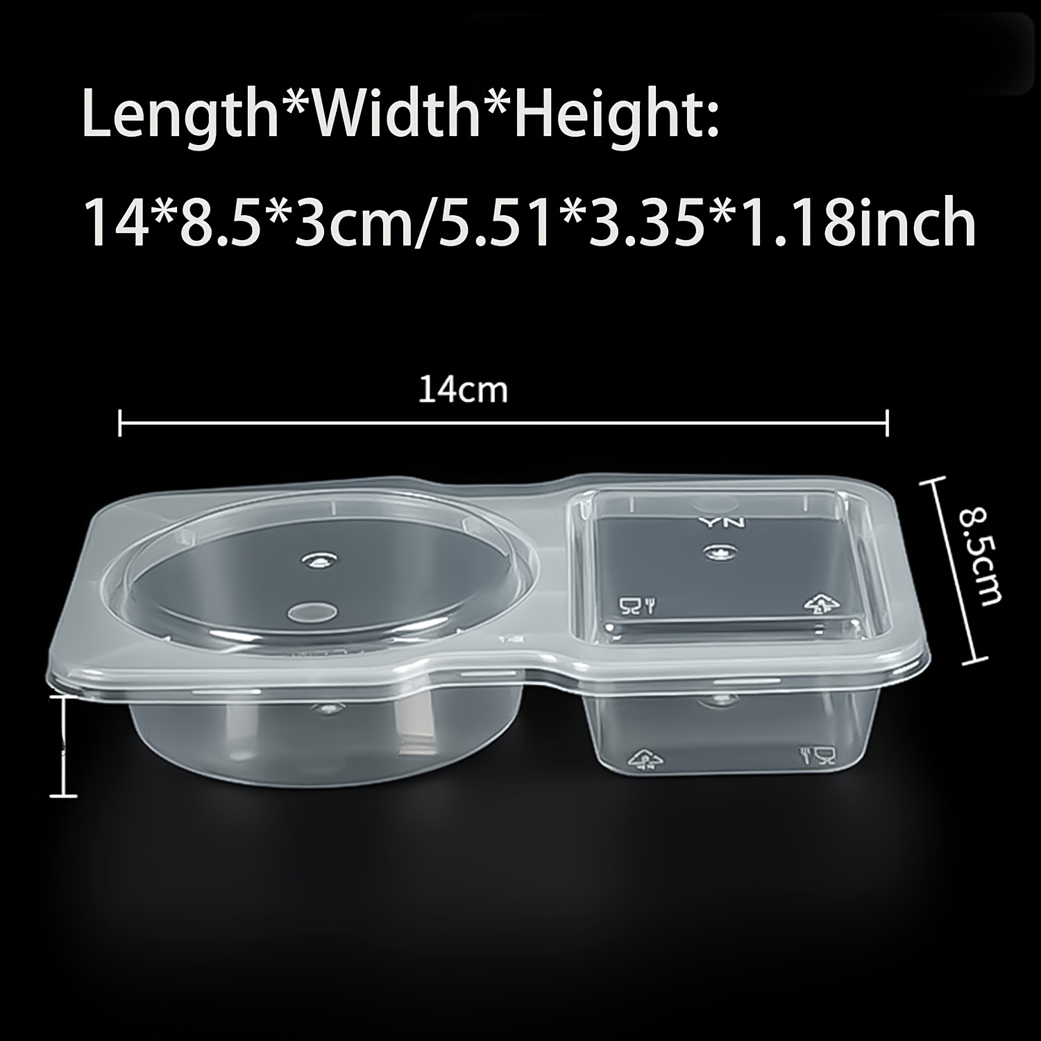10Pcs Food Storage Containers  - Food Snacks For Picnic recension och pris