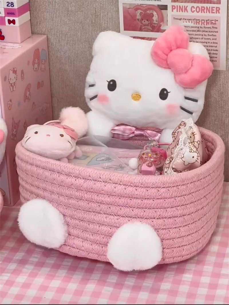 Cute Cat Shaped Storage Basket - Food Grocery Snacks recension och pris