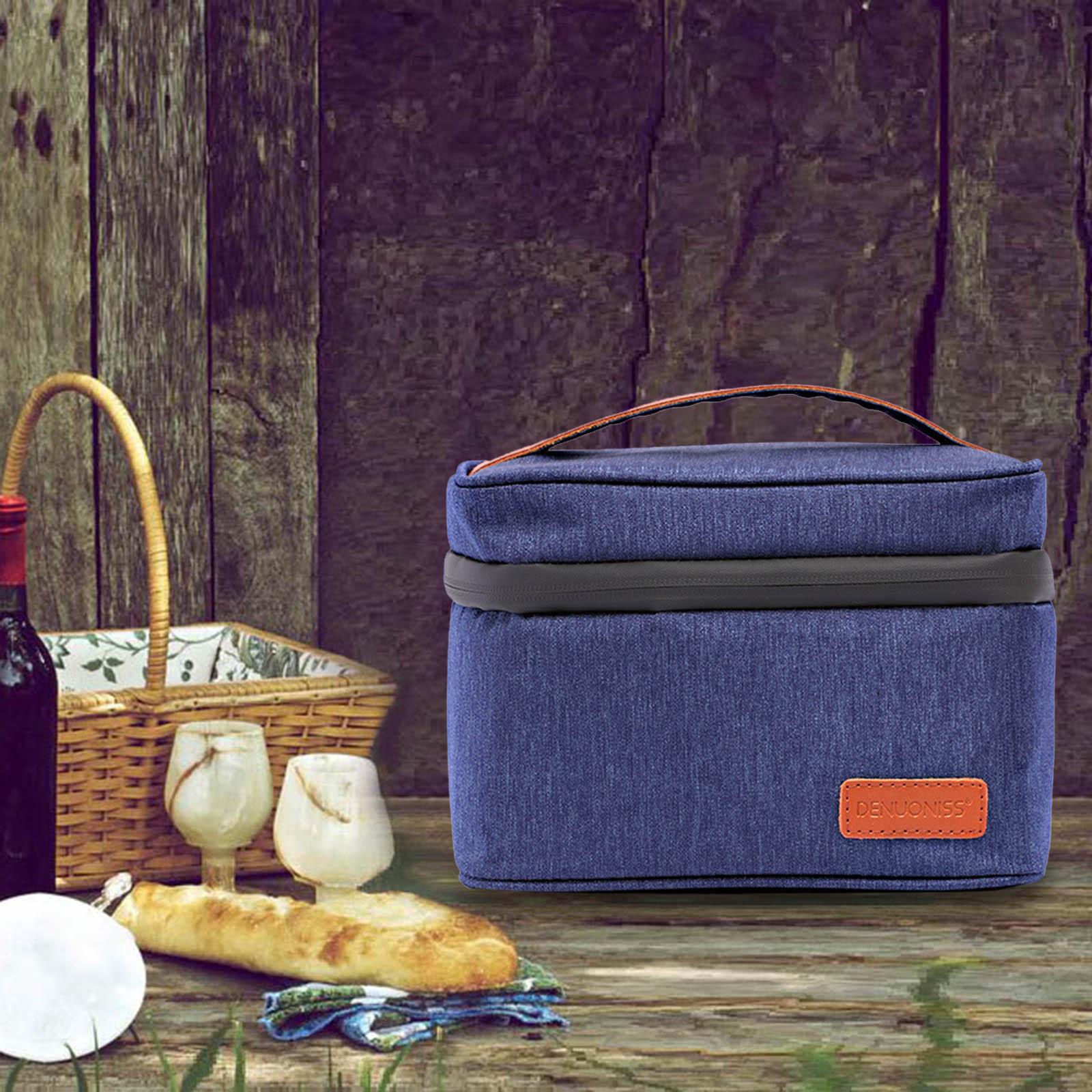 Insulated Lunch Bag Cooler Bag - Food Snacks For Picnic recension och pris