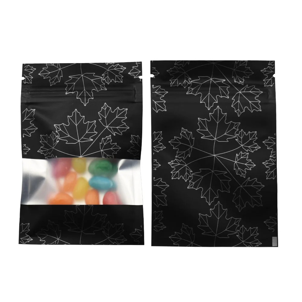 100Pcs Zip Lock Mylar Foil Bag - Food Day Snacks recension och pris