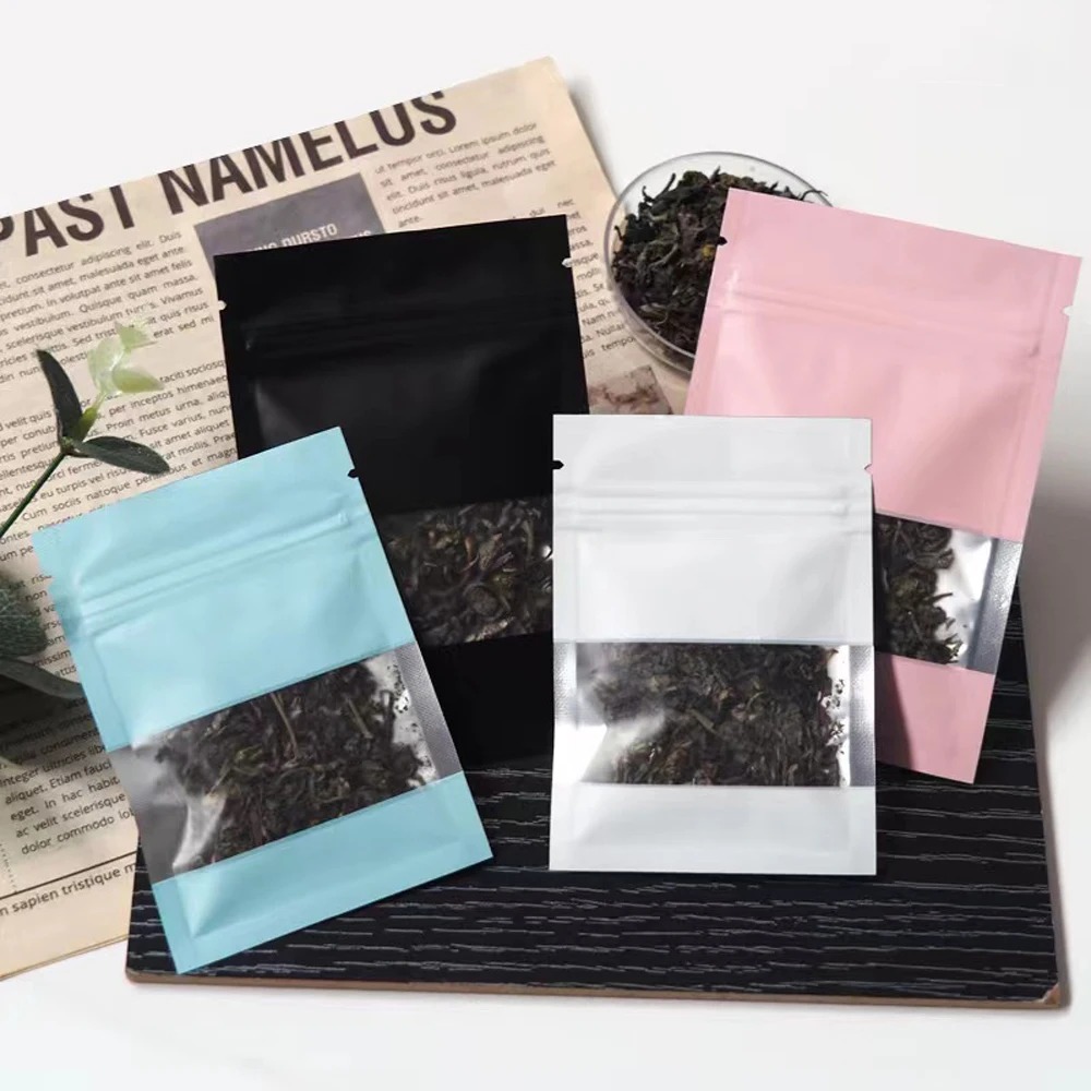100Pcs Zip Lock Mylar Foil Bag - Food Day Snacks recension och pris