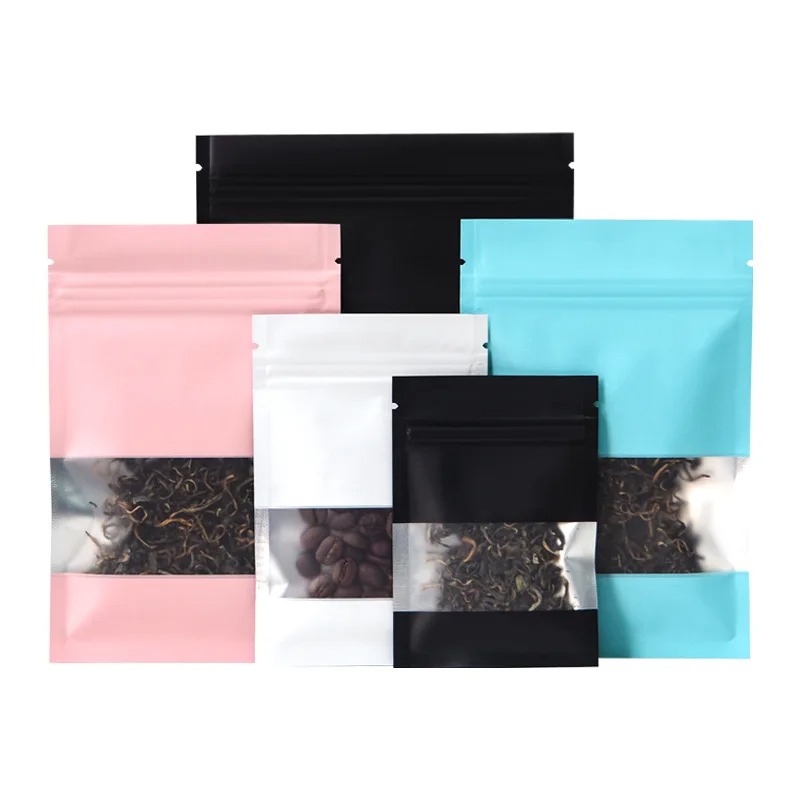100Pcs Zip Lock Mylar Foil Bag - Food Day Snacks recension och pris