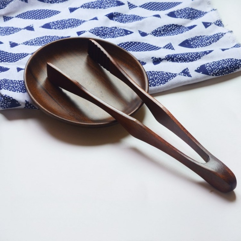 Natural Wood Food Serving Tong - Food In Japanese Snacks recension och pris