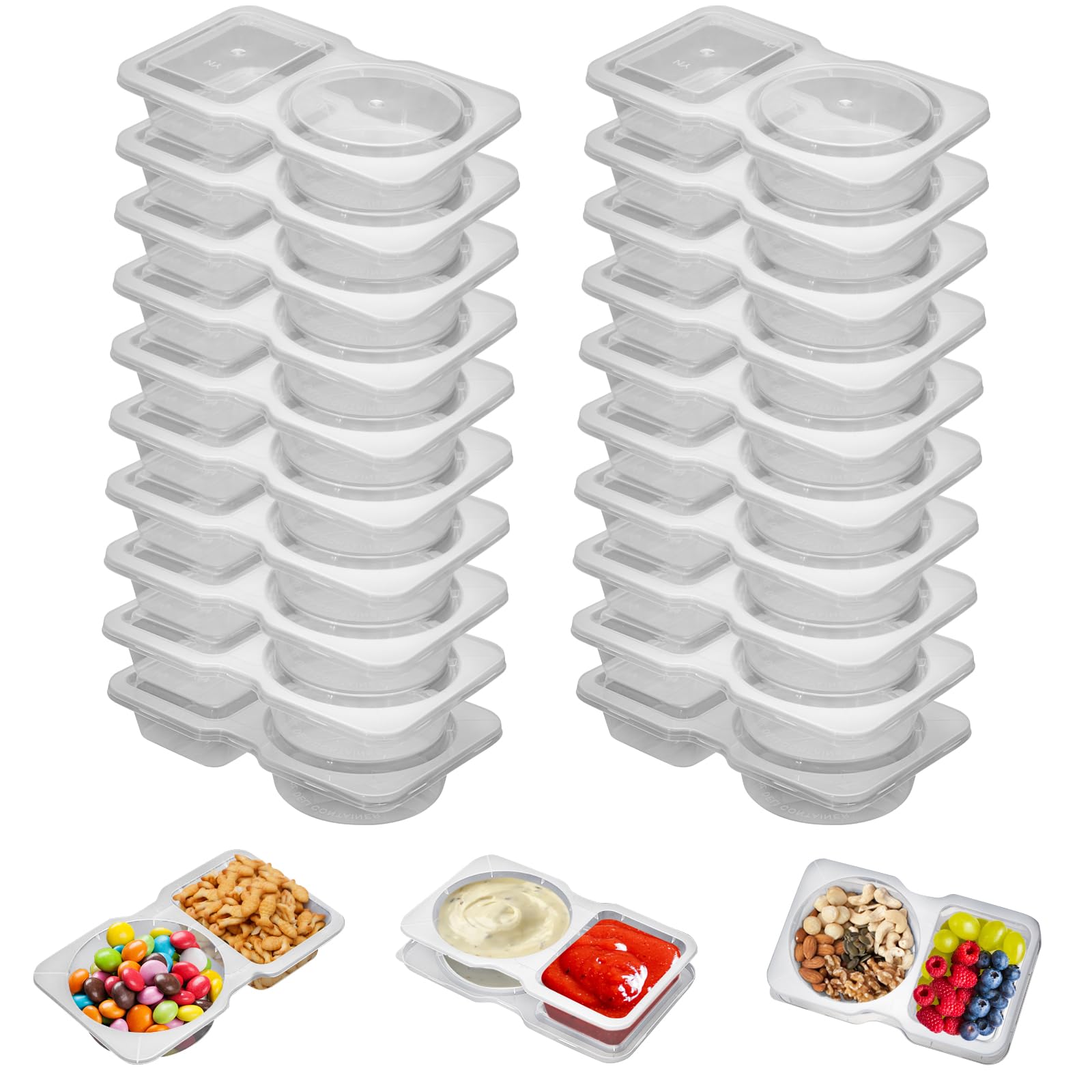 Reusable Plastic Sauce Contain - Food Snacks For Picnic recension och pris