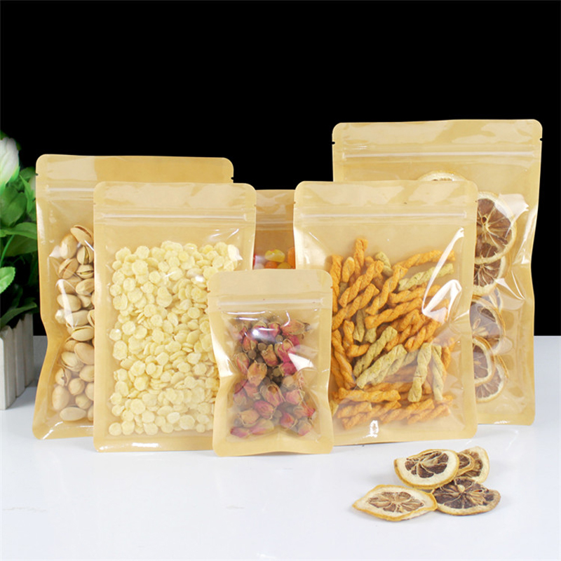 Brown One Side Clear Resealabl - Food Or Snacks recension och pris
