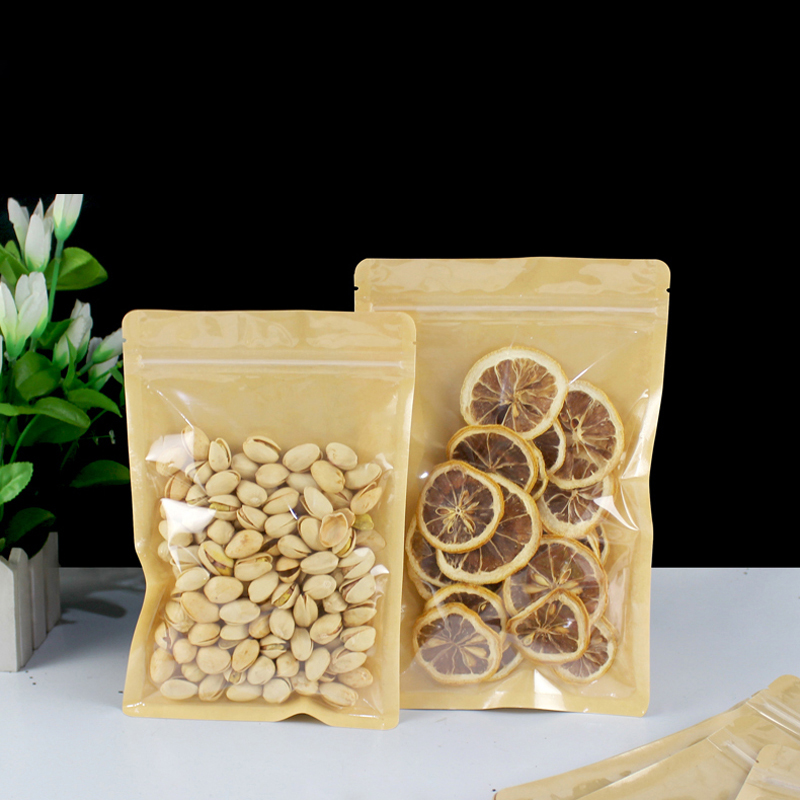 Brown One Side Clear Resealabl - Food Or Snacks recension och pris