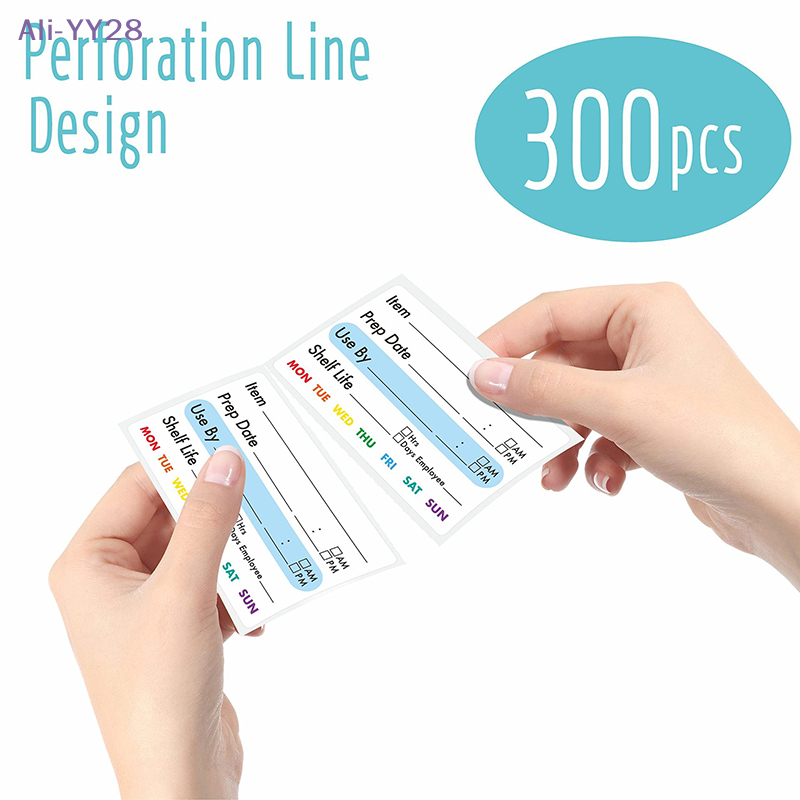 【YY28】300Pcs/Roll Kitchen Food - Snacks Food Labels recension och pris