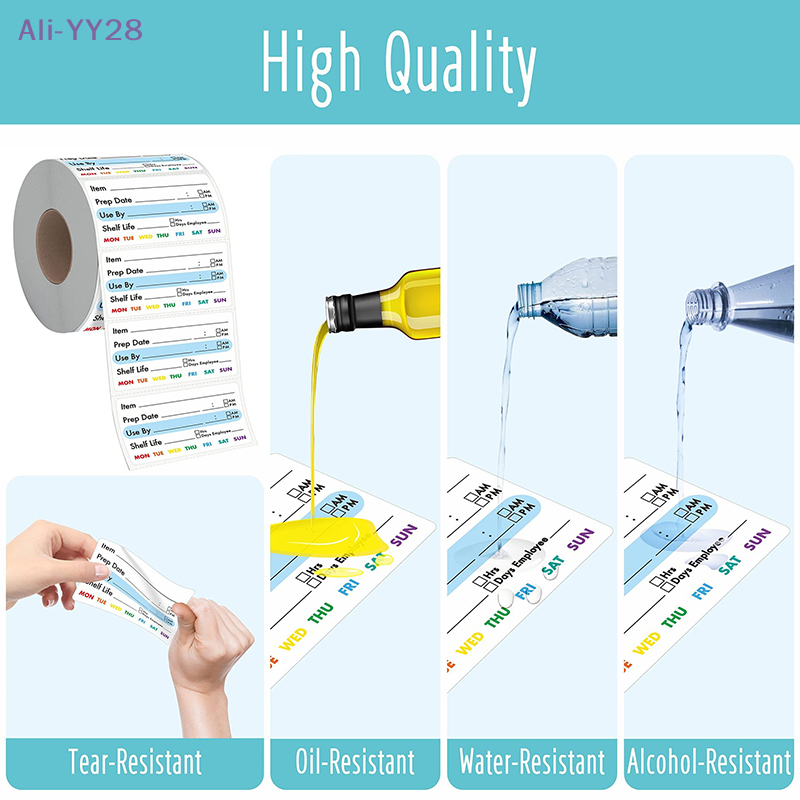 【YY28】300Pcs/Roll Kitchen Food - Snacks Food Labels recension och pris