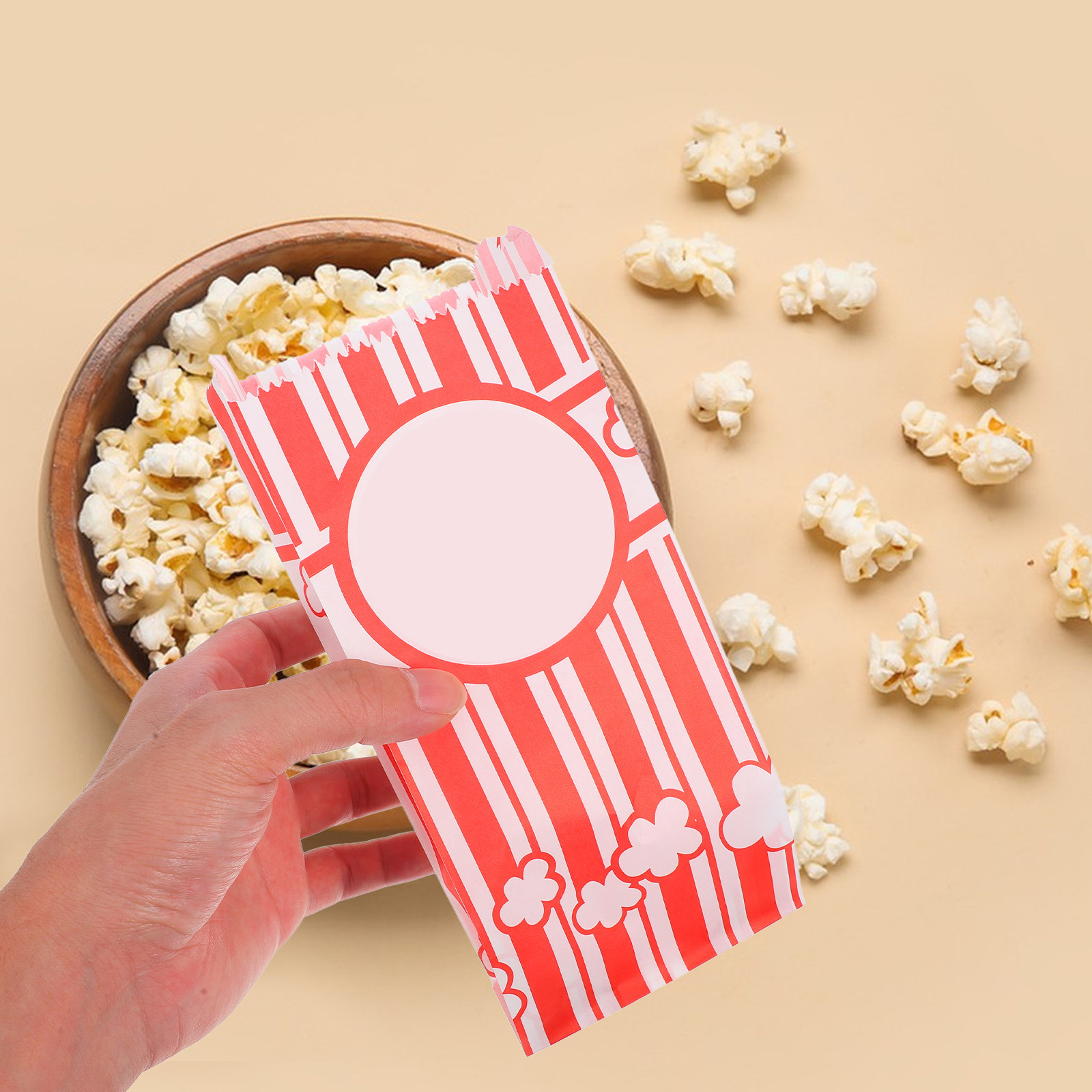 30Pcs Greaseproof Popcorn Bags - Snacks Food Usa recension och pris