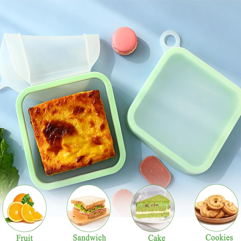 Silicone Sandwich Toast Bento  - Food Or Snacks recension och pris