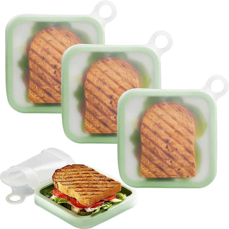 Silicone Sandwich Toast Bento  - Food Or Snacks recension och pris