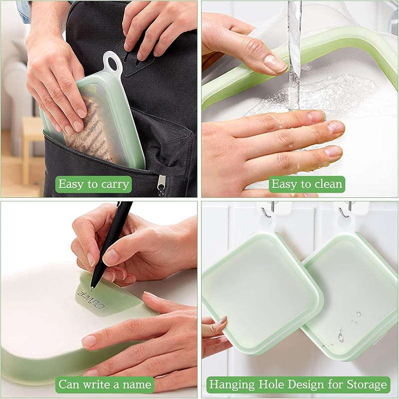 Silicone Sandwich Toast Bento  - Food Or Snacks recension och pris