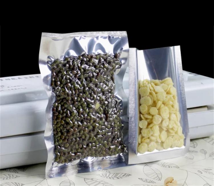 100 Pack Silver Glossy Flat Po - Food Day Snacks recension och pris